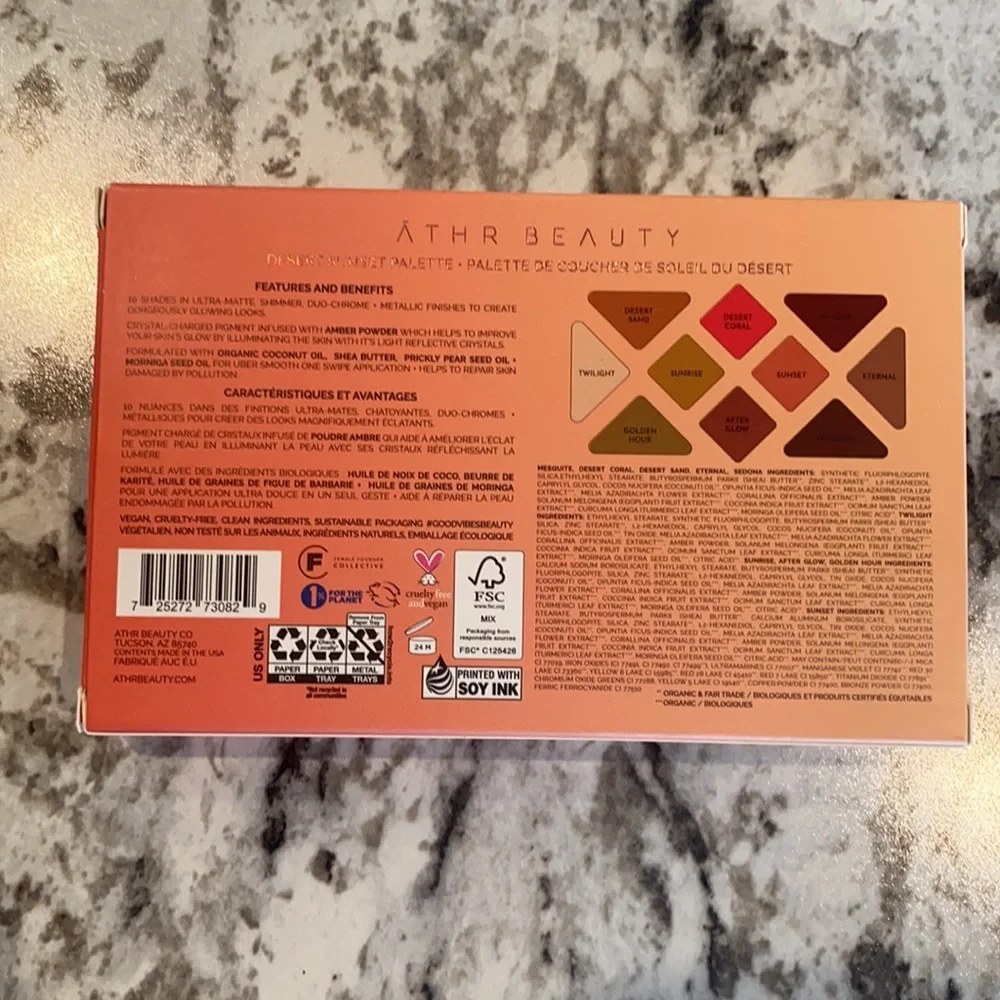 ATHR Beauty Desert Sun Palette